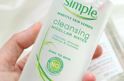 Why I Use Simple Cleansing Micellar Water Daily