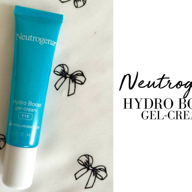Neutrogena Hydro Boost Eye GelCream Review The Grit and Grace Project