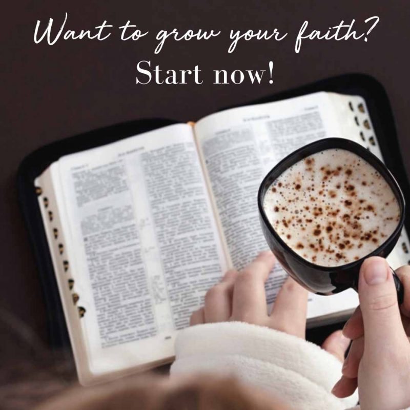 want to grow your faith start now