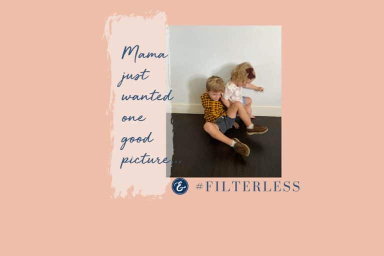 Mama just wanted one good picture