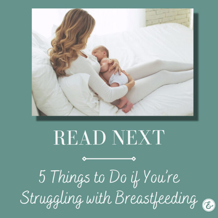 5 Things to Do if You're Struggling with Breastfeeding board